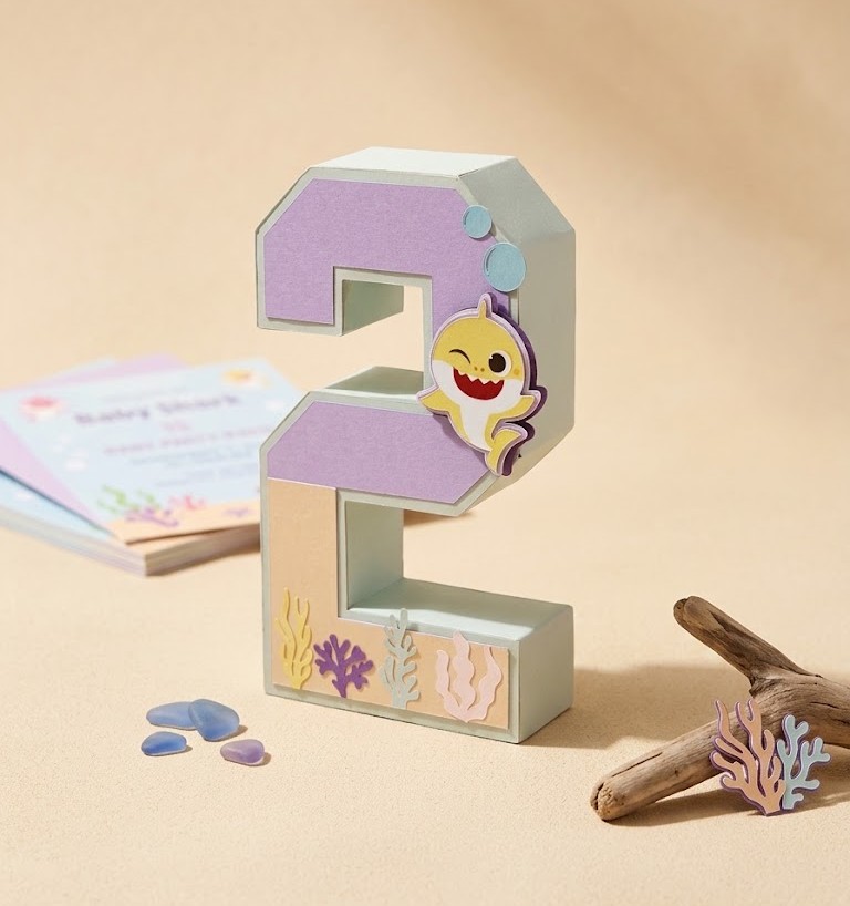 Custom 3D number or initial — Bee Creative Studio